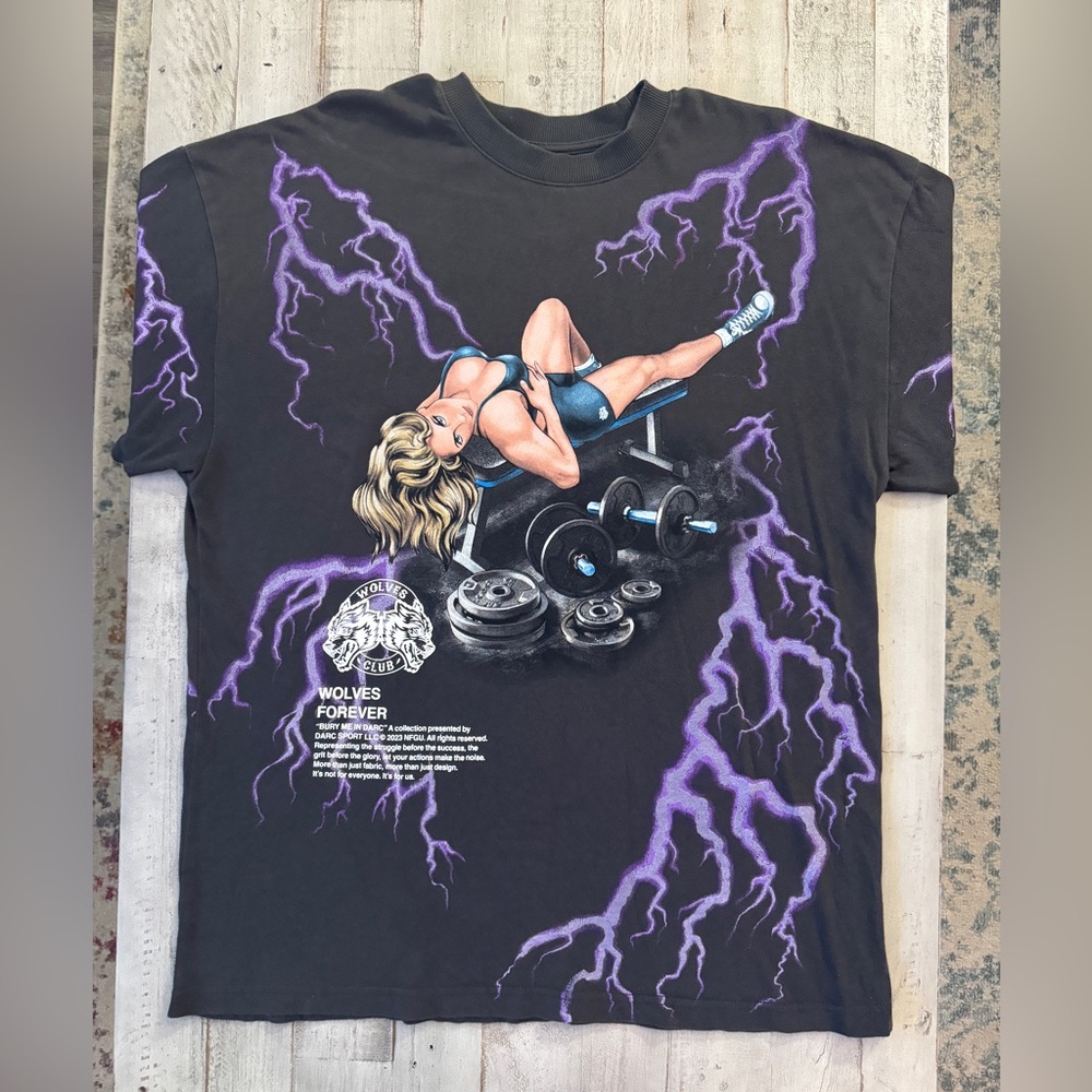 Darc Sport "Bury Me In Darc" Oversized Bodybuilding Tee